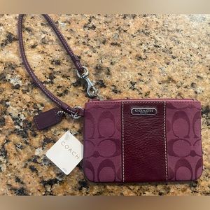 Coach wristlet